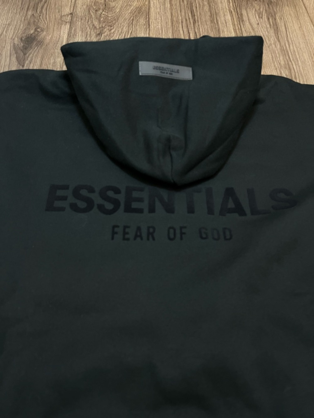 Fear of God Essentials Hoodie Black Ink XL NWT FOG Sweatshirt Authentic Pullover